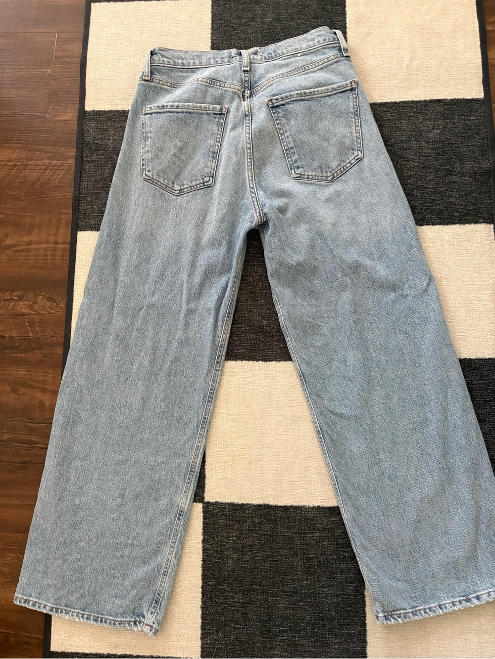 Agolde Ren High Rise Wide Leg in Groove - Picture 3 of 5